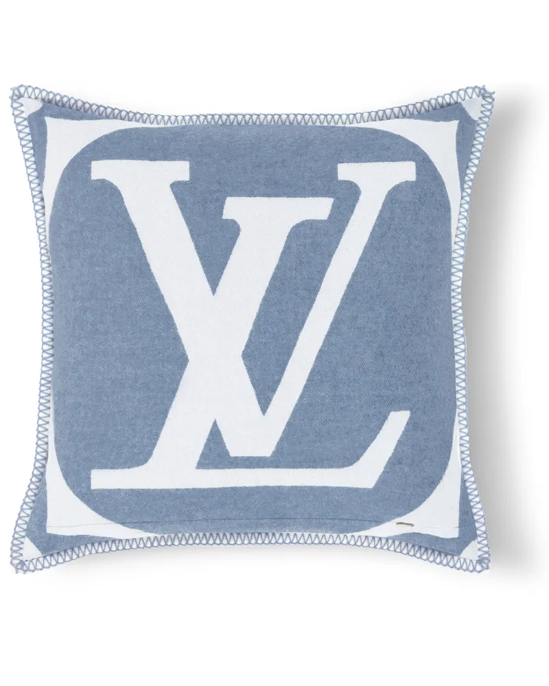 Louis Vuitton LV Medallion Kissen Blue