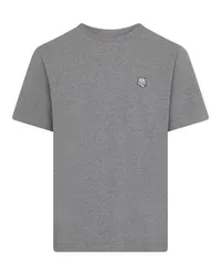 Kitsuné Kurzärmeliges T-Shirt mit Logo Bold Fox Head Grey