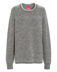 Barrie Sofia Coppola - Kaschmir-Pullover mit feinen Streifen White