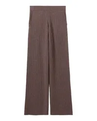 Claudie Pierlot Ausgestellte Strickhose Brown