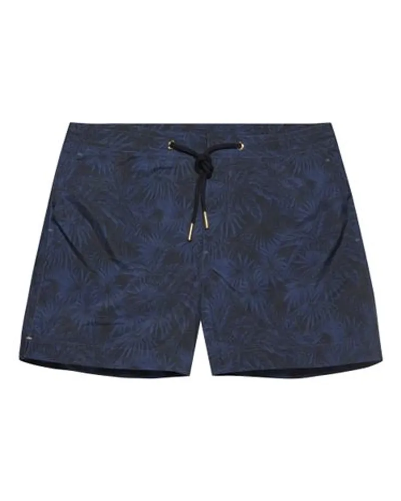 Orlebar Brown Badeshorts Setter Drawcord Palmed Navy