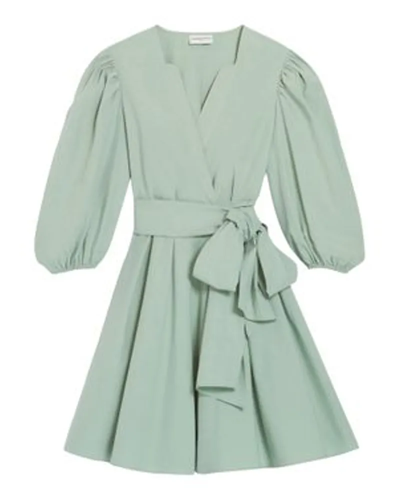 Claudie Pierlot Kurzes Wickelkleid Green