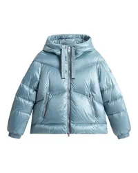 Woolrich Kurze Daunenjacke Aliquippa Blue