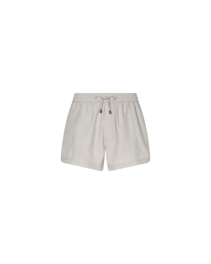 Dolce & Gabbana Kurz Badeshorts mit Nähten Grey