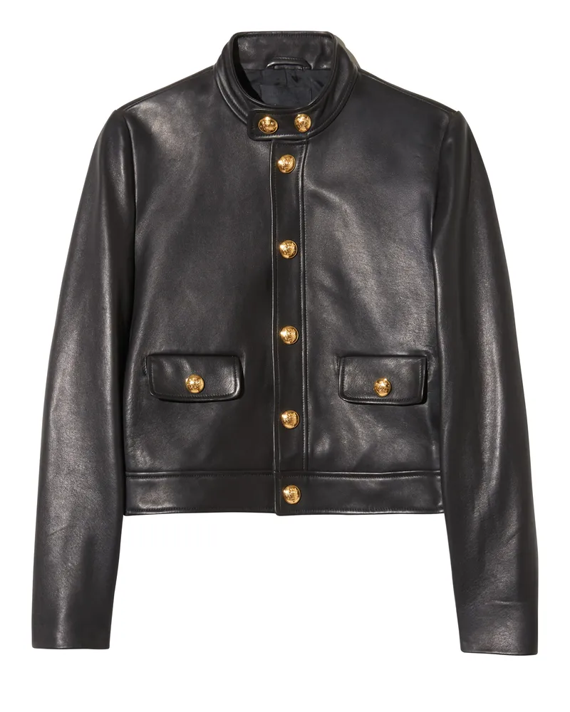 Nili Lotan Kurze Lederjacke Hadley 