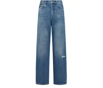 Ausgestellte Jeans Stonewashed Baumwolldenim