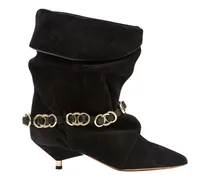 Stiefeletten Edrik mit Schmuckdrapierung