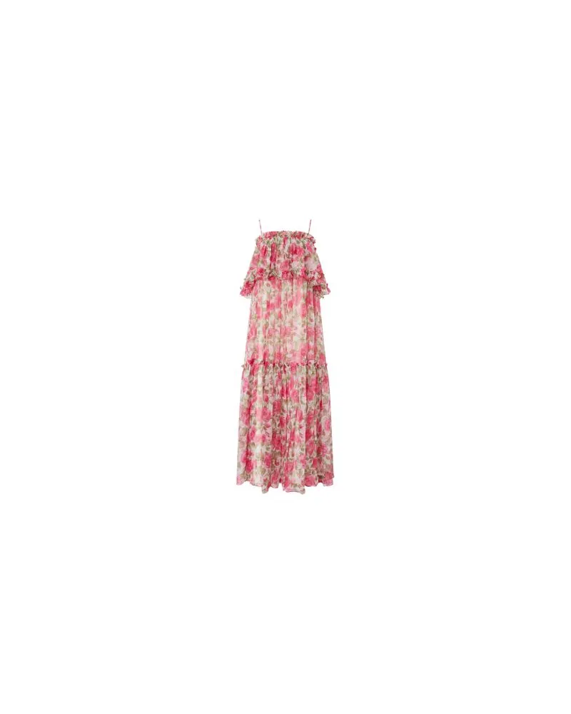 Chloé Bedrucktes Minikleid Babydoll White