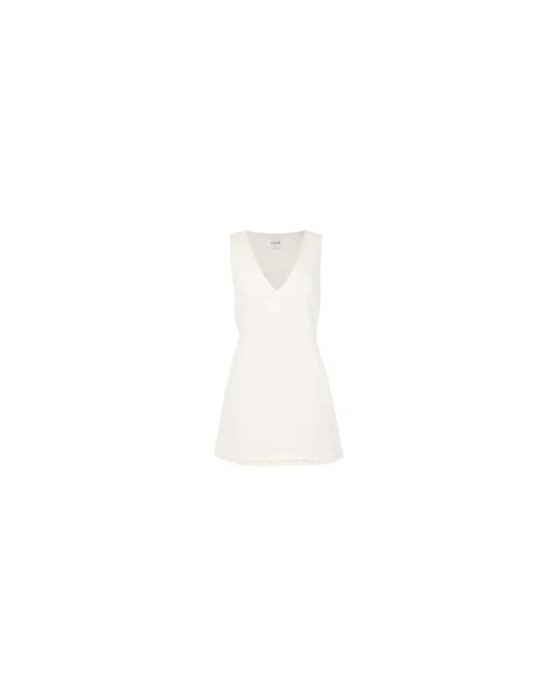 Chloé Bedrucktes Minikleid Babydoll White