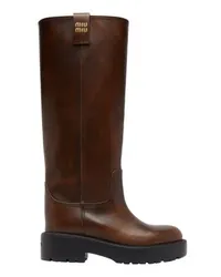 Miu Miu Stiefel Brown