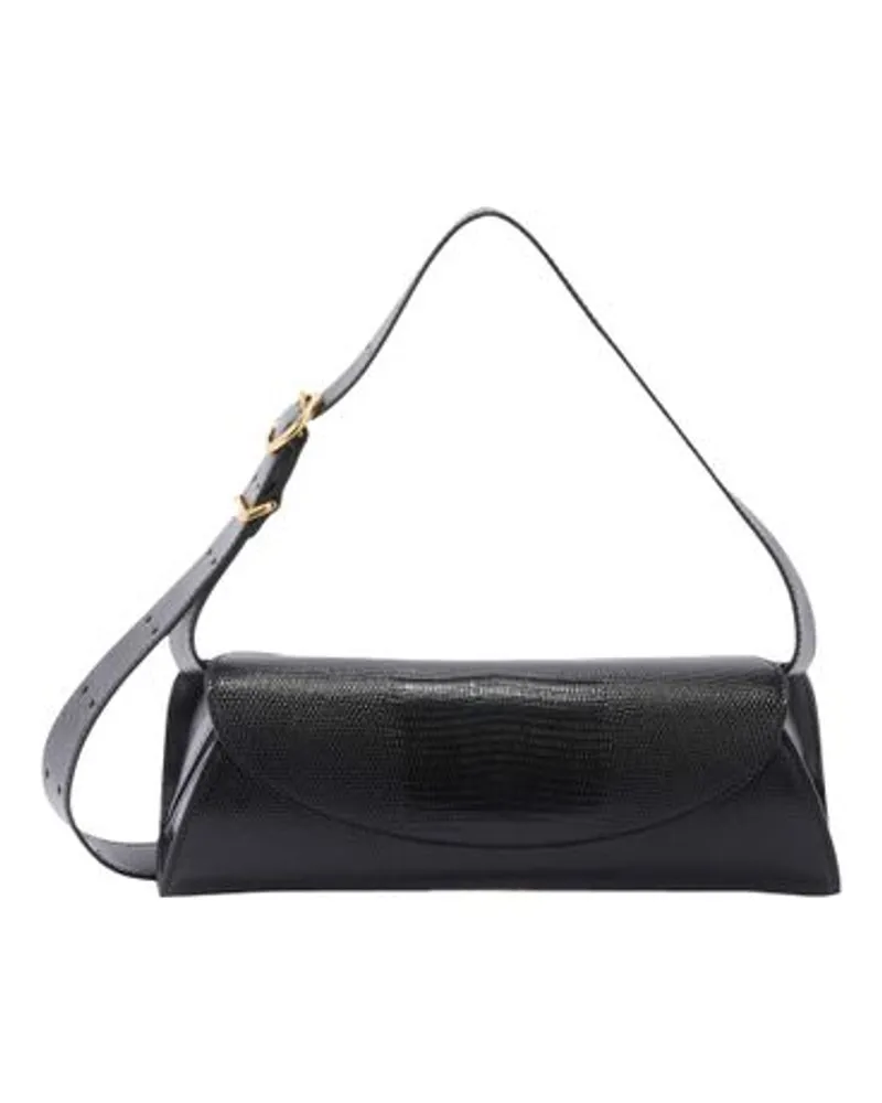 Jil Sander Kleine Handtasche Cannolo Black