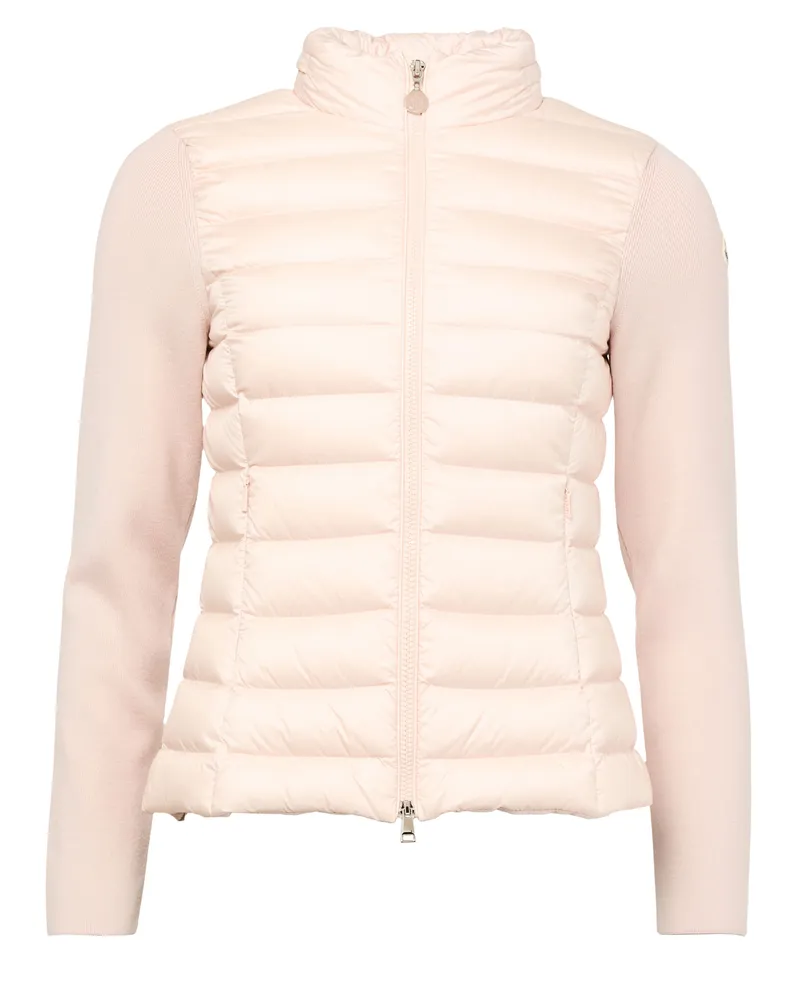 Moncler Jacke im Materialmix 