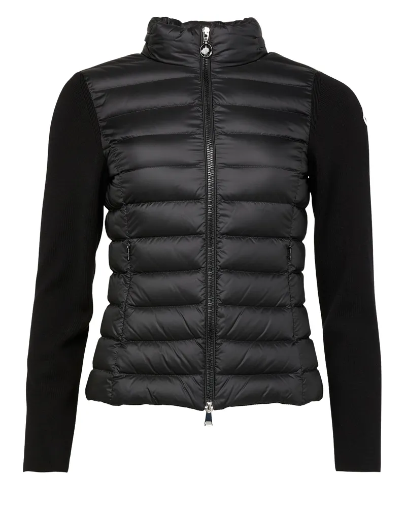 Moncler Jacke im Materialmix 