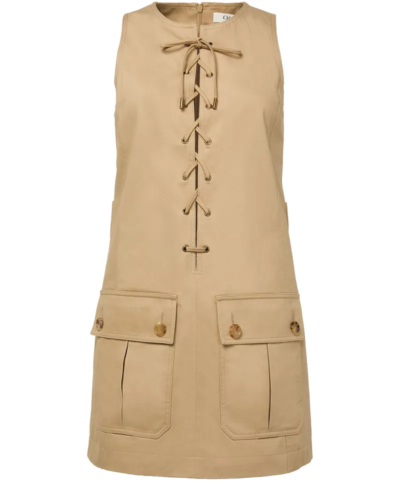 Chloé Kurzes Kleid aus Baumwolle 