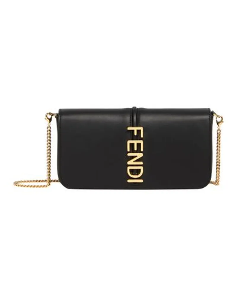 Fendi Portemonnaie  Fendigraphy Black