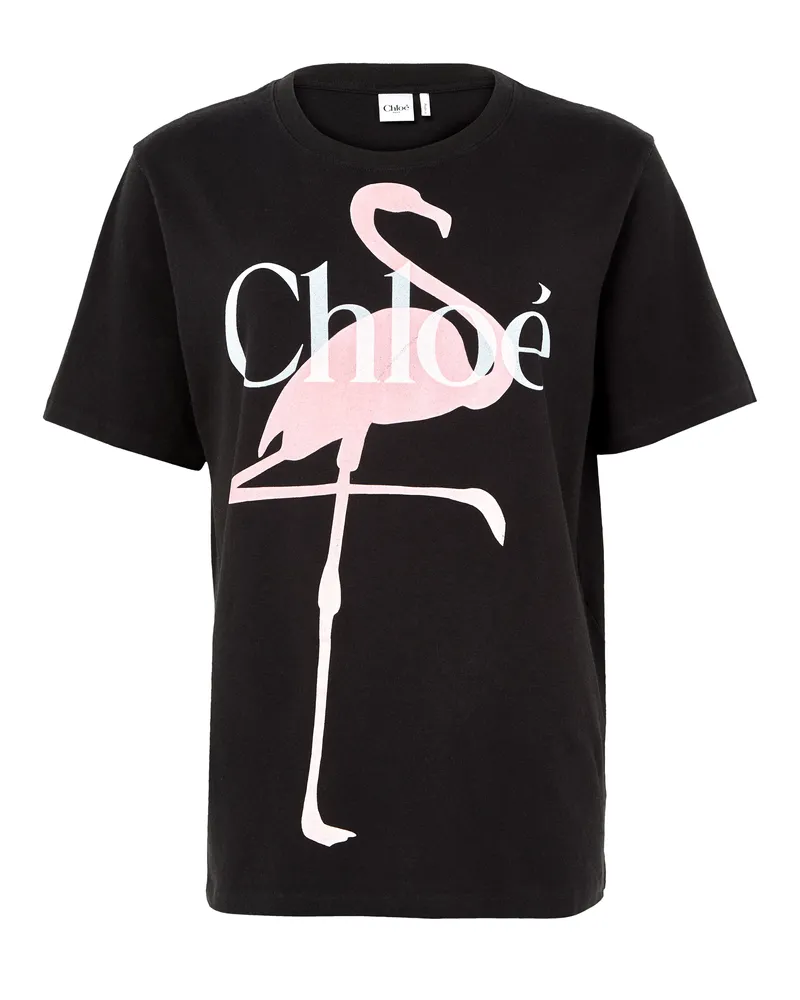 Chloé T-Shirt mit Logo 