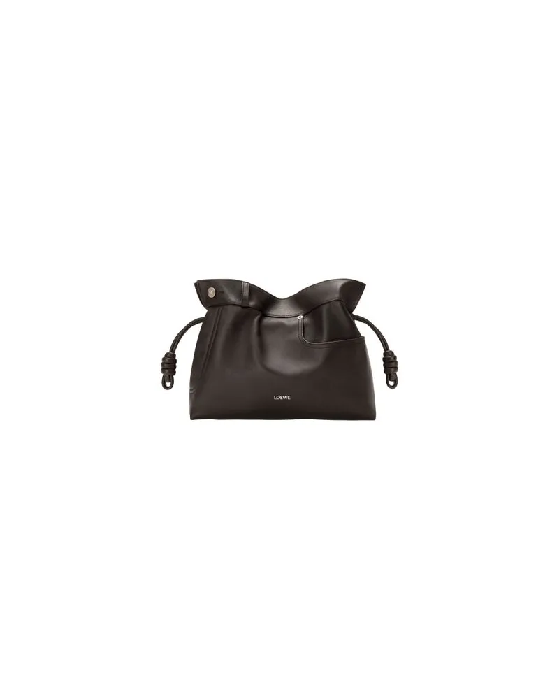 Loewe Clutch Flamenco Panta Brown