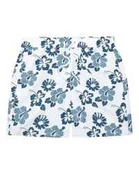 Frescobol Carioca Badeshorts im Surferstil Petala White