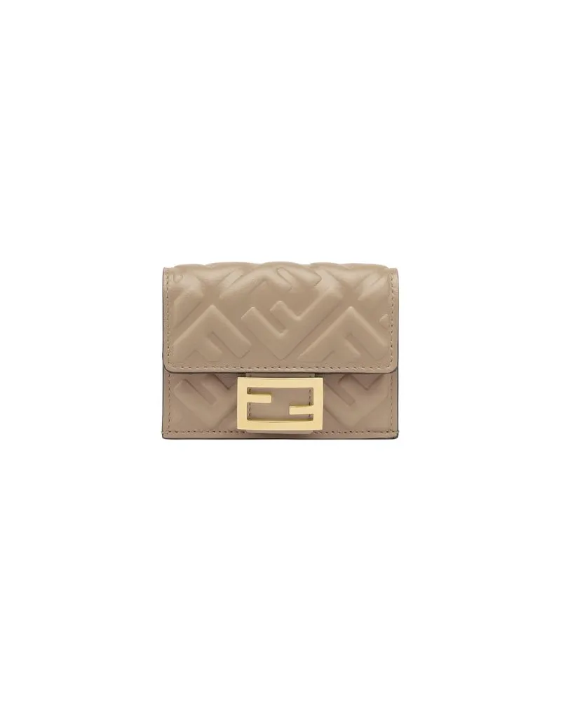 Fendi Micro-Trifold-Portemonnaie Baguette Multicolor