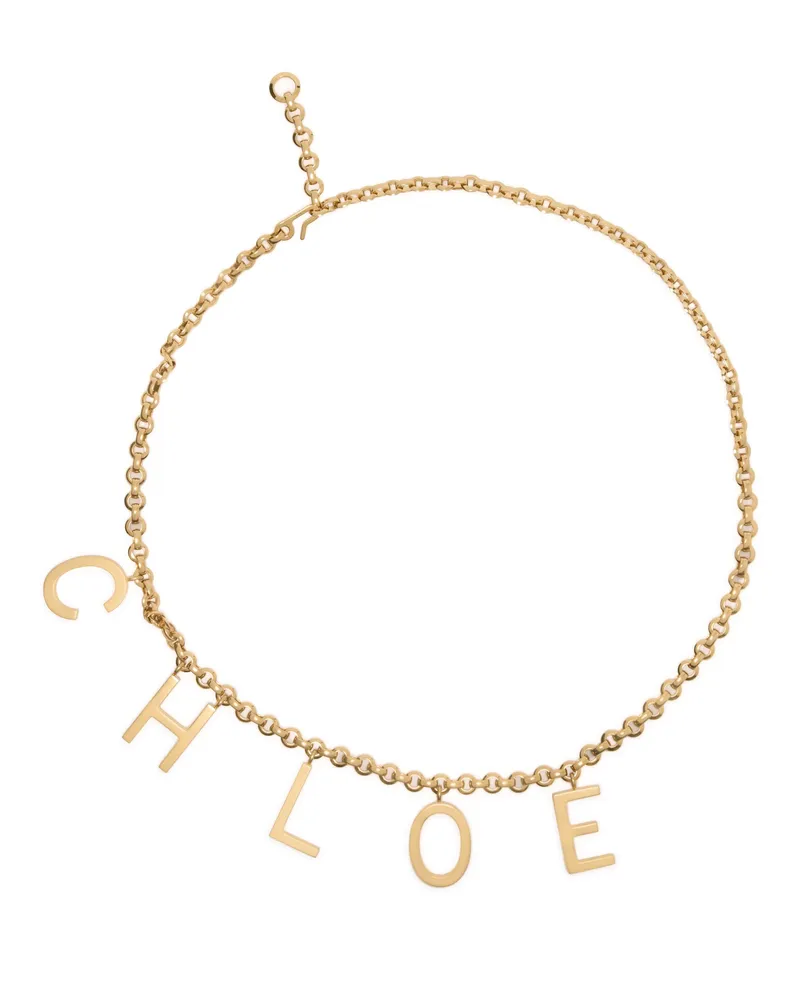 Chloé Gürtel  Letters Gold