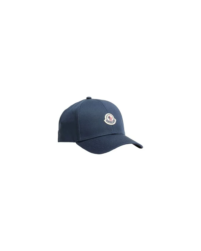 Moncler Logo baseball cap Blue