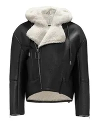 J.W.Anderson Bikerjacke mit Kapuze Black