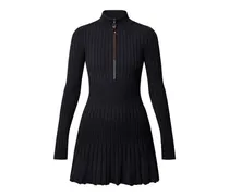 Langärmeliges Kleid aus Rippstrick