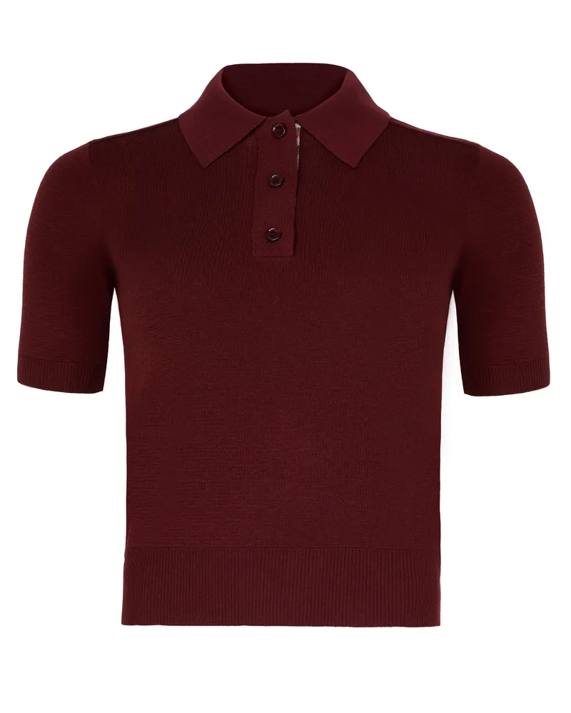 Burberry Poloshirt aus Wolle 