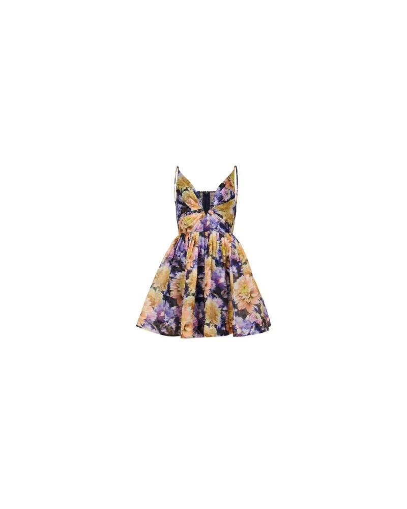 Chloé Bedrucktes langes Kleid Multicolor