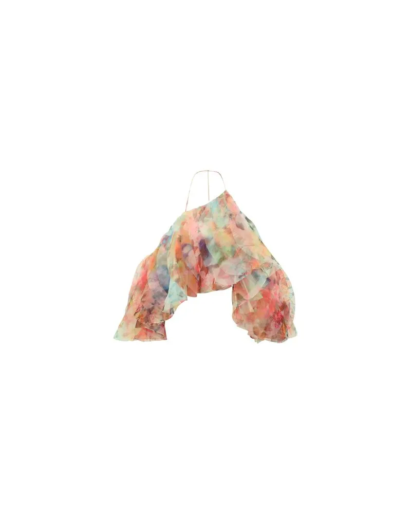 Chloé Bedrucktes langes Kleid Multicolor
