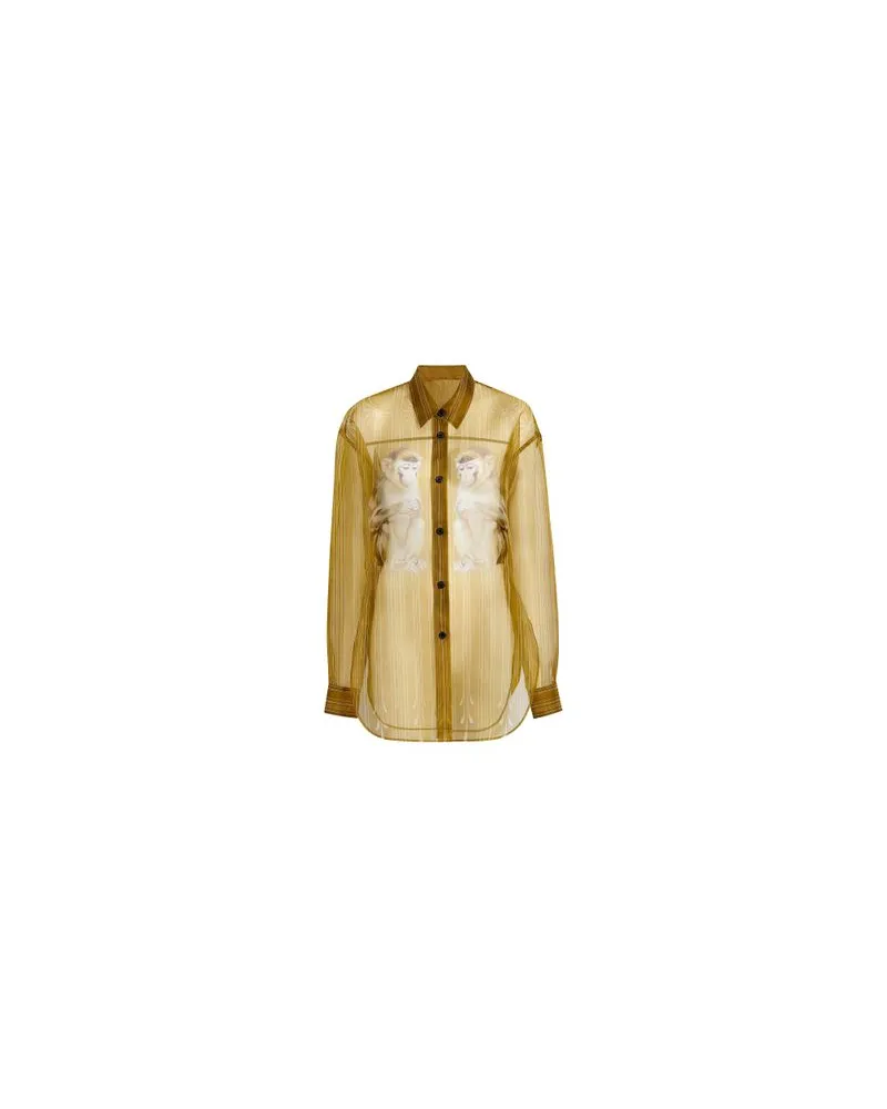 Chloé Bedrucktes langes Kleid Multicolor
