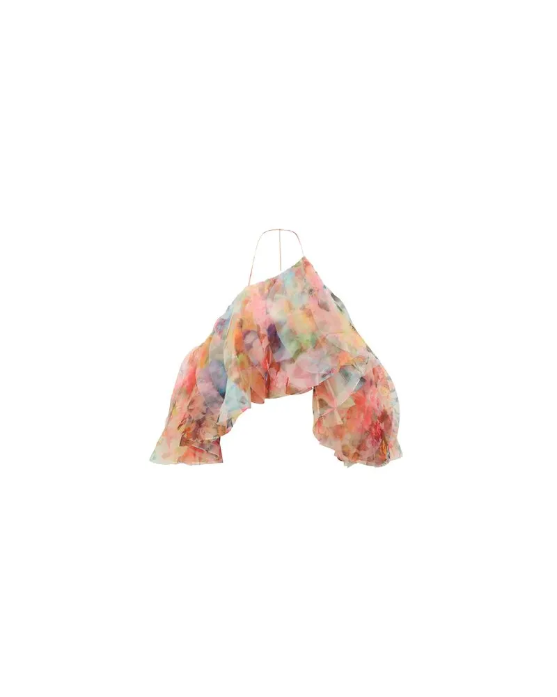 Zimmermann Gestreiftes Midikleid Rebellion Multicolor