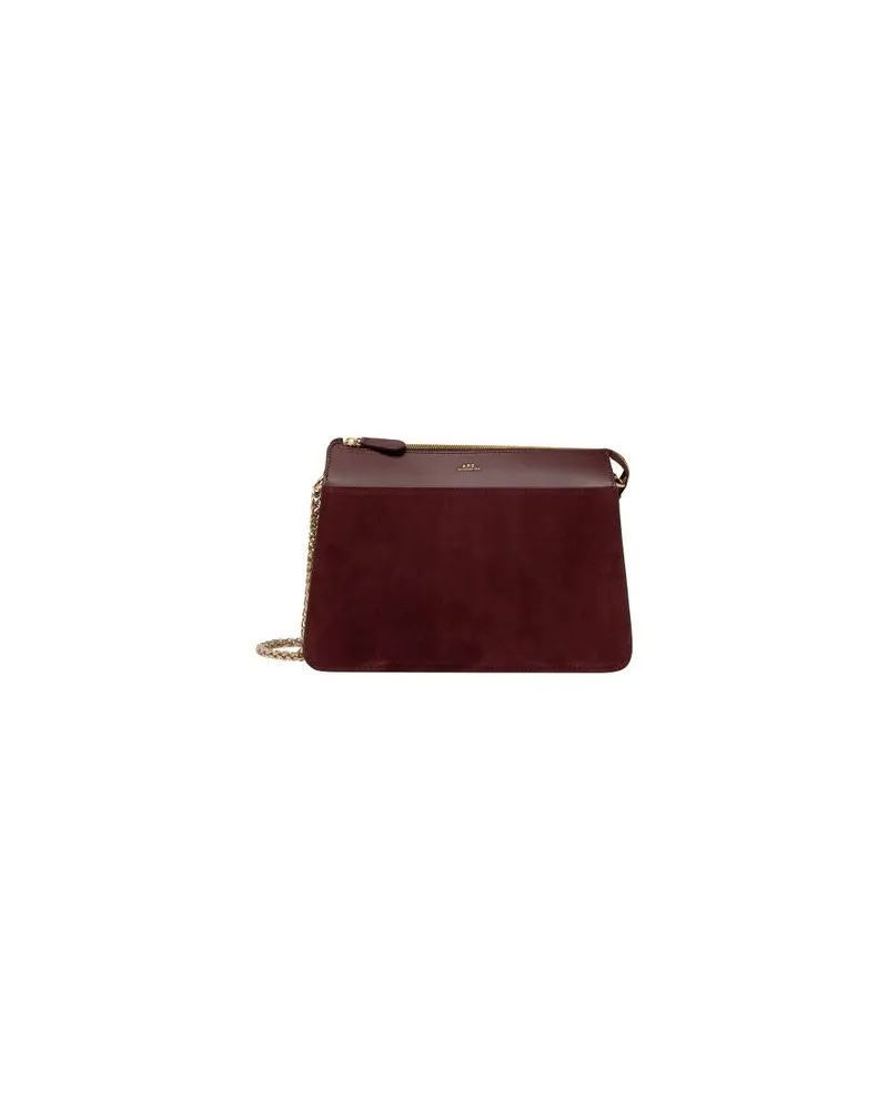 A.P.C. Tasche Ella New Burgundy