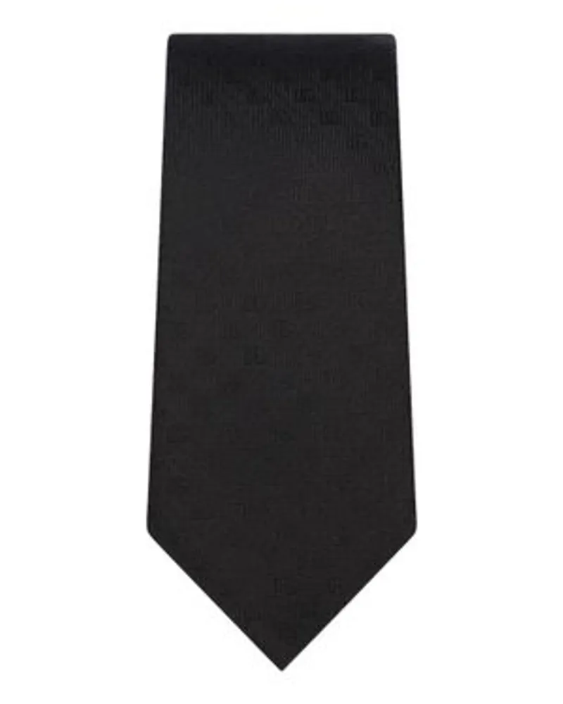 Dolce & Gabbana 8 cm breite Jacquard-Krawatte Black