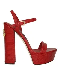 Dolce & Gabbana Plateau-Sandaletten Red