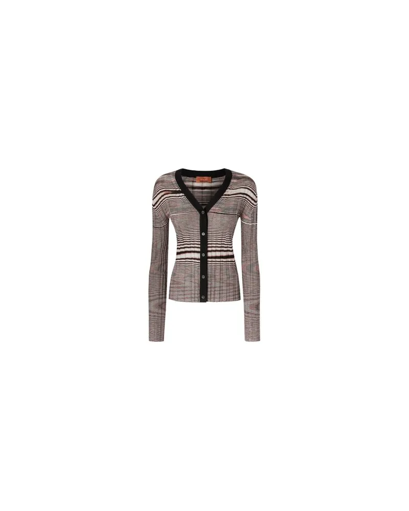 Missoni Gerippter Cardigan Multicolor