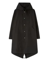 Jil Sander Parka mit Logo Black