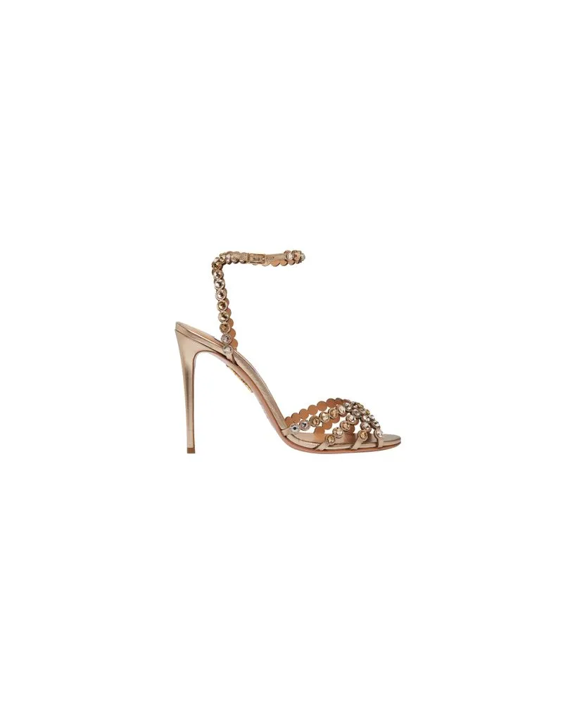 Aquazzura Sandalen Tequila 105 Gold