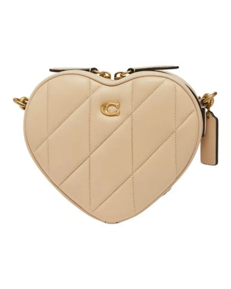 Coach Umhängetasche Heart Beige