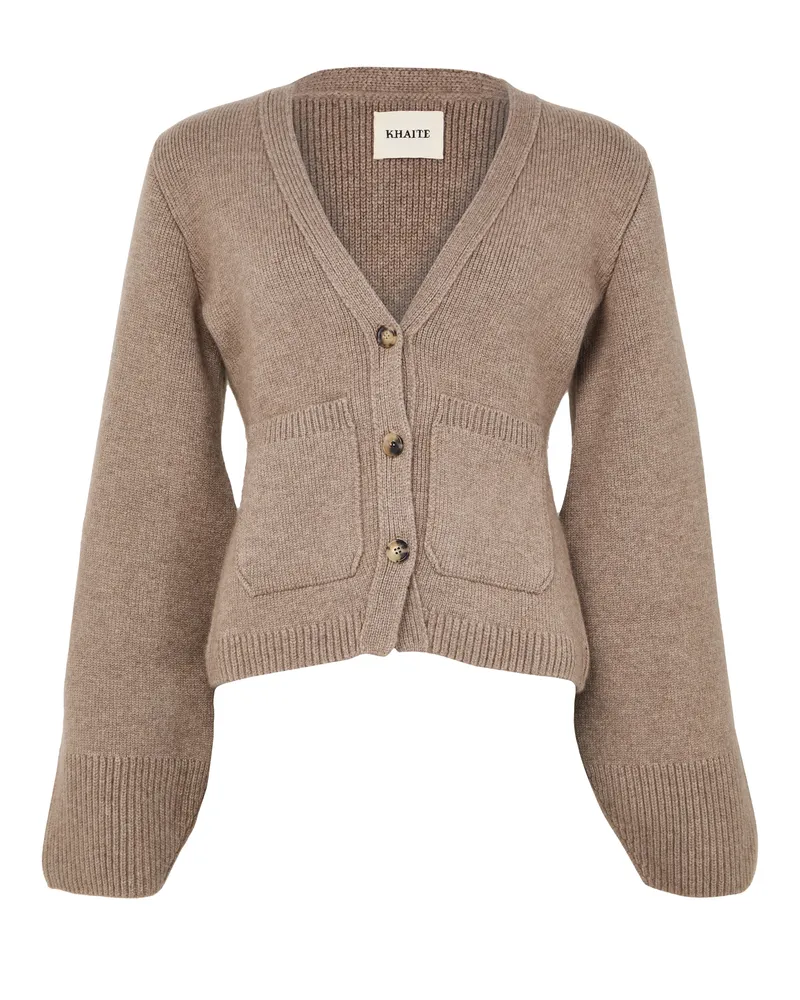 KHAITE Cardigan Kaschmir Scarlet 