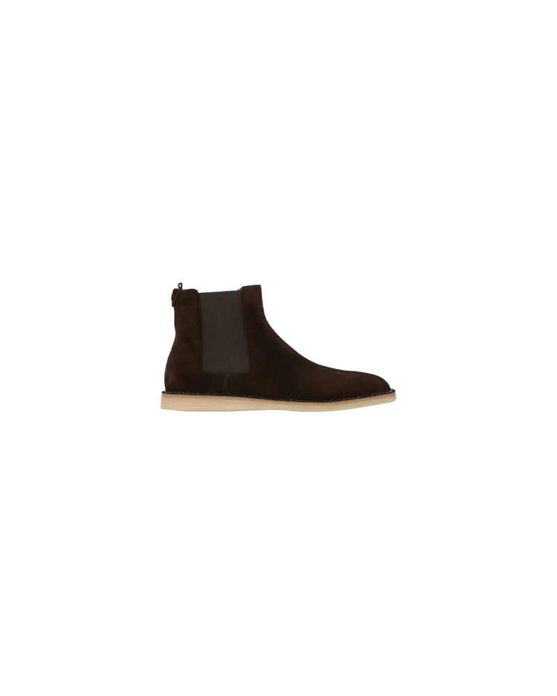 Dolce & Gabbana Ankle Boots Brown