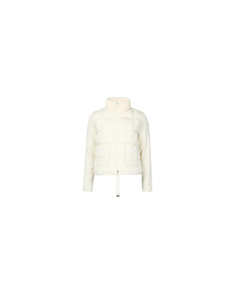 Moncler Bi-material jacket Off-white