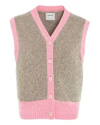 Barrie Ärmelloser Kaschmir-Cardigan Pink