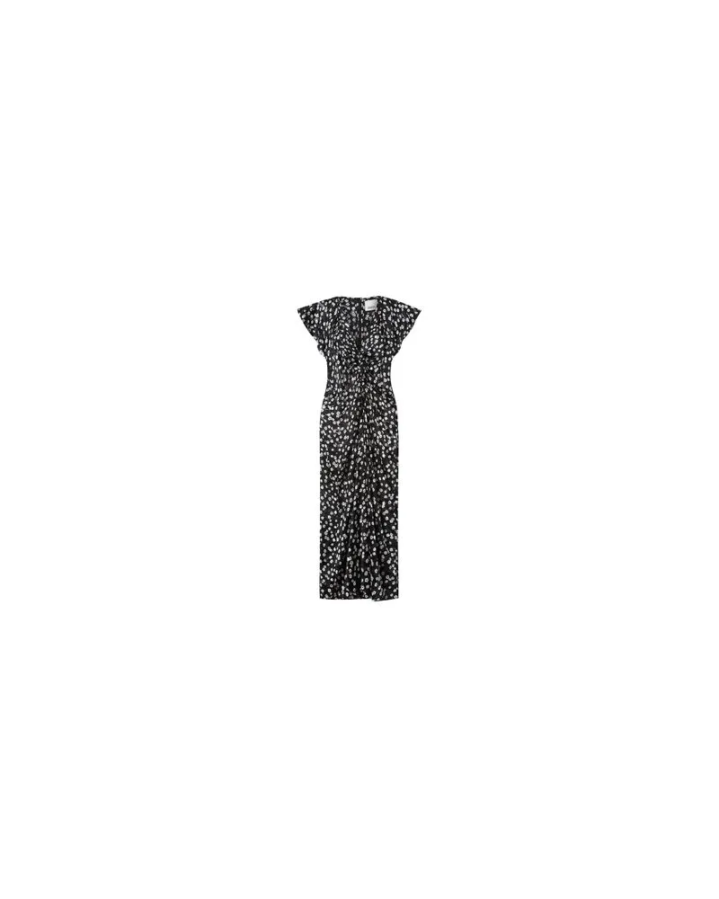 Isabel Marant Bedrucktes Midikleid Lyndsay Black