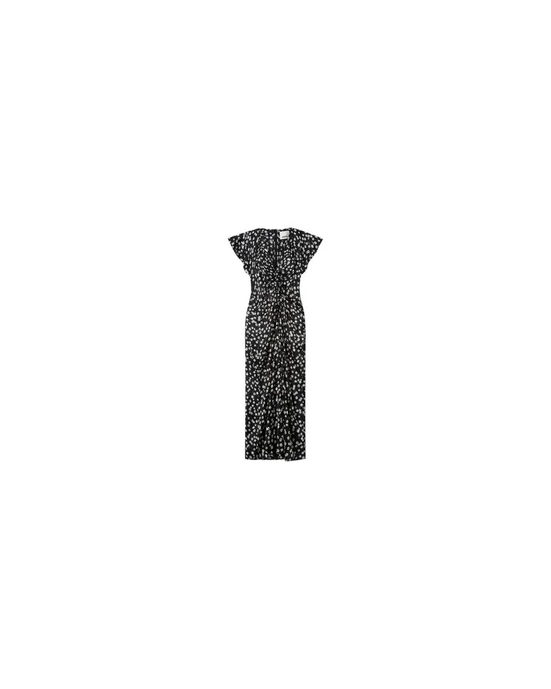 Isabel Marant Bedrucktes Midikleid Lyndsay Black