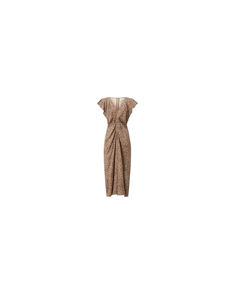 Isabel Marant Bedrucktes Midikleid Lyndsay Black