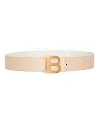 Balmain Wendbarer Gürtel B-Belt Beige