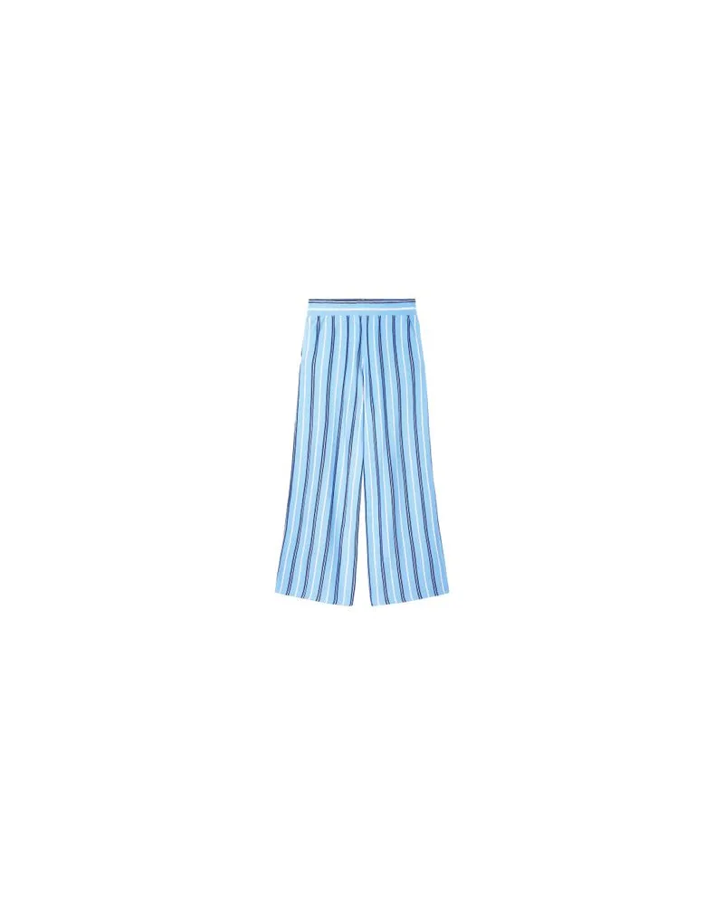 Loewe Gestreifter Mantel Blue