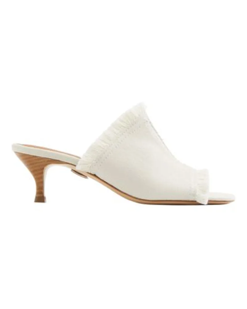 Filippa K Mules mit Fransen Beige