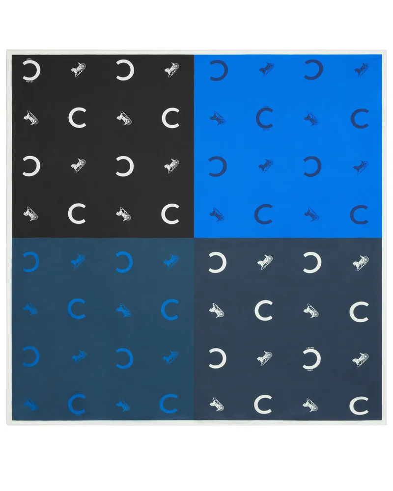 Celine Tuch aus seidentwill Navy